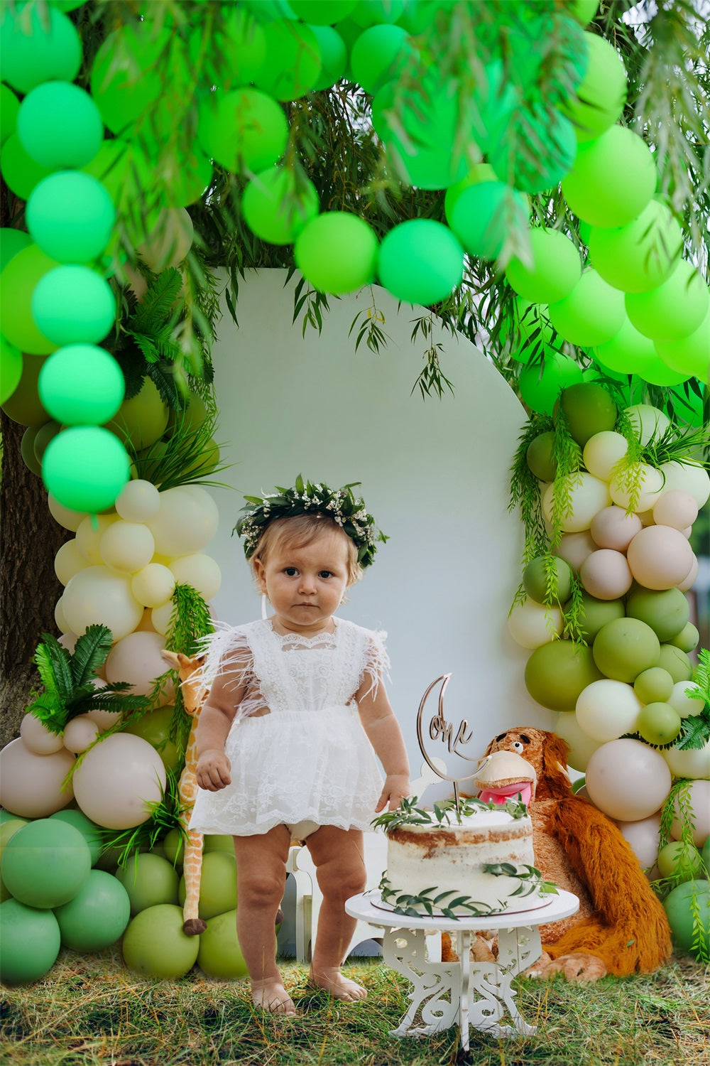 Wildlife Jungle Birthday Party Decoration Backdrop UK RR5-46