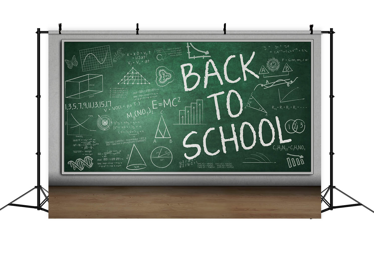 Chalkboard Back to School Photography Backdrop RR6-42