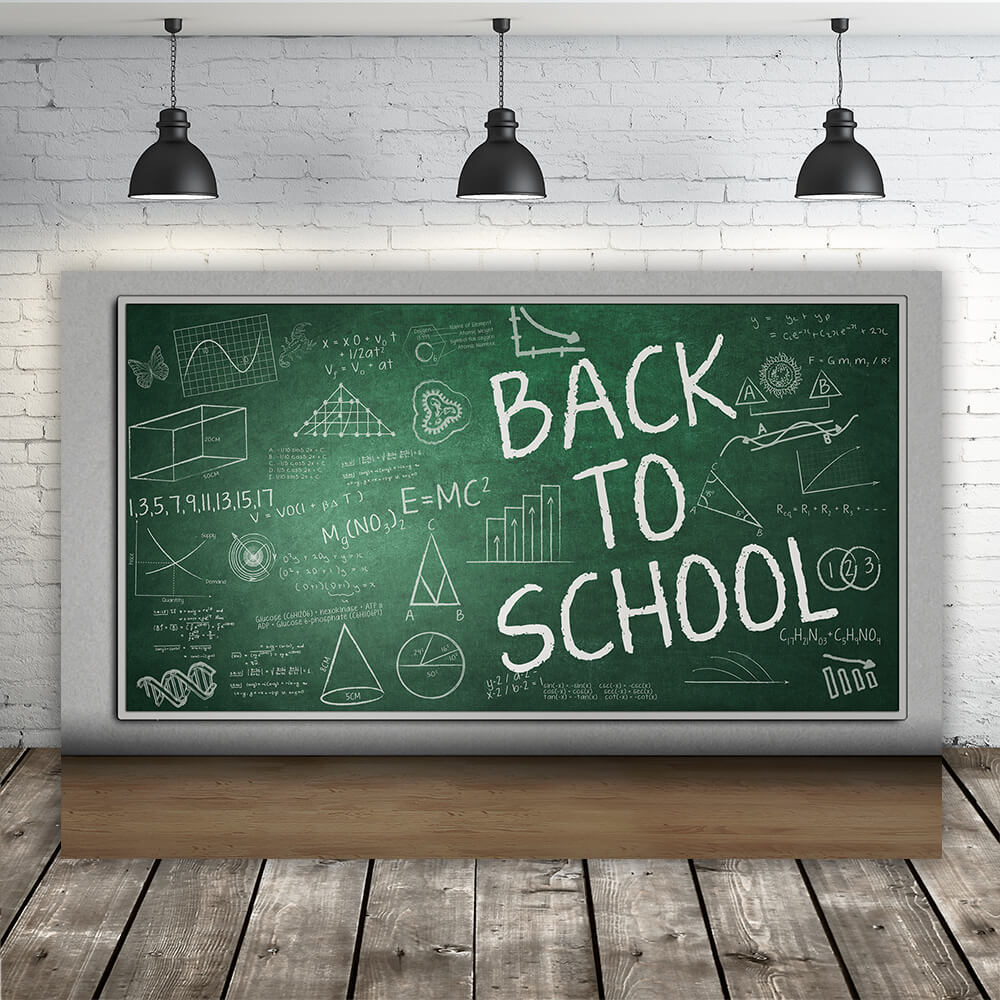 Chalkboard Back to School Photography Backdrop RR6-42