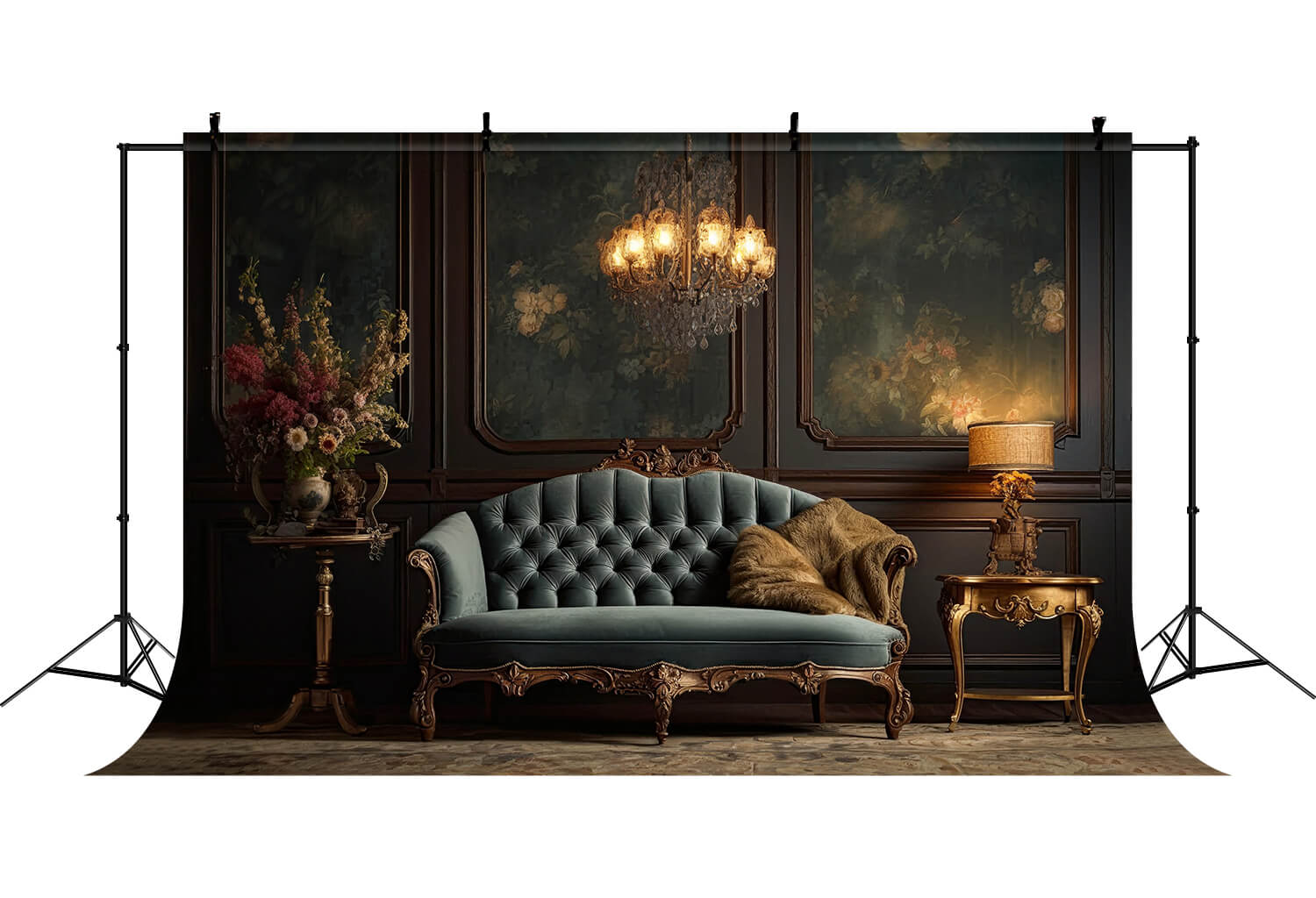 Retro Wall Living Room Sofa Lamp Backdrop UK RR6-61