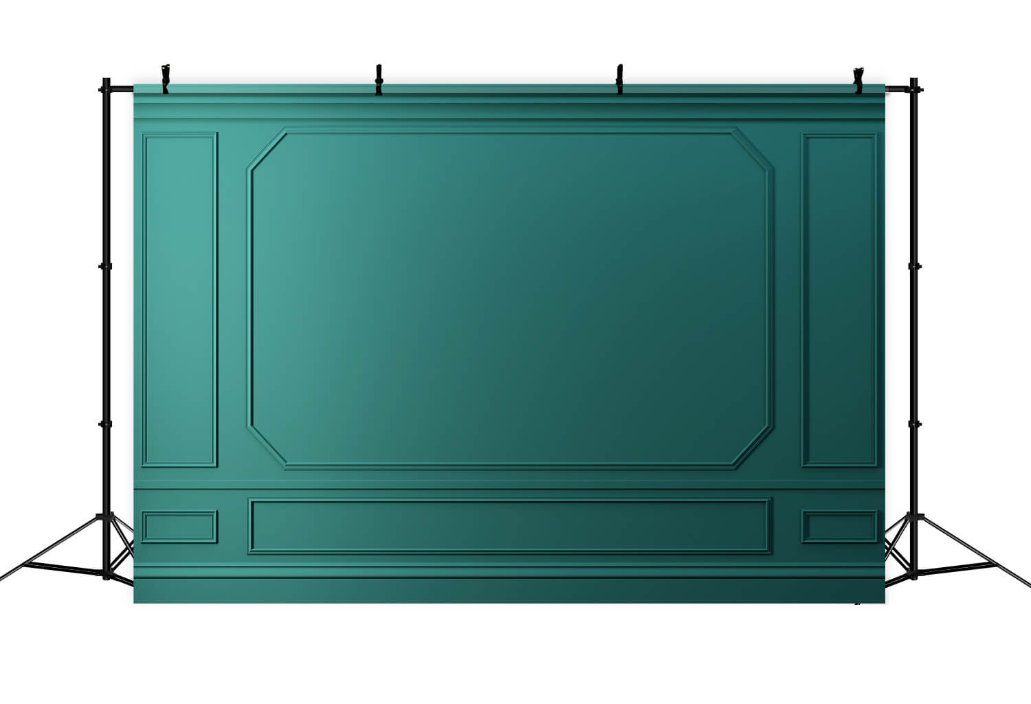 Classic Luxury Green Retro Wall Backdrop UK RR6-74