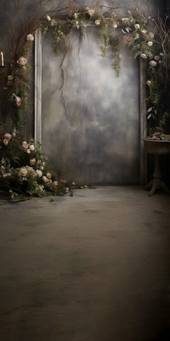 Flower Wall Sweep Abstract Fine Art Backdrop UK RR6-97