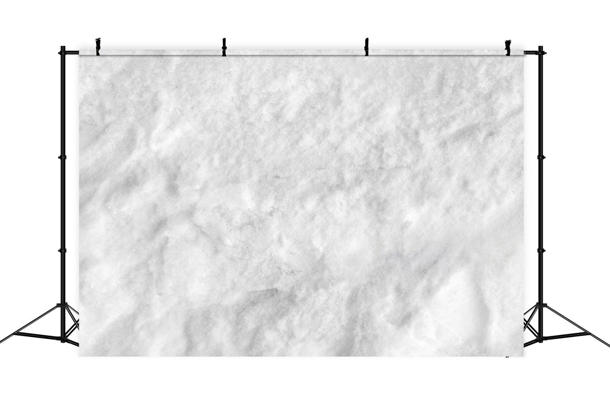 Snowy Christmas Backdrop Soft White Snow Texture Christmas Photoshoot Backdrop UK RR610-113