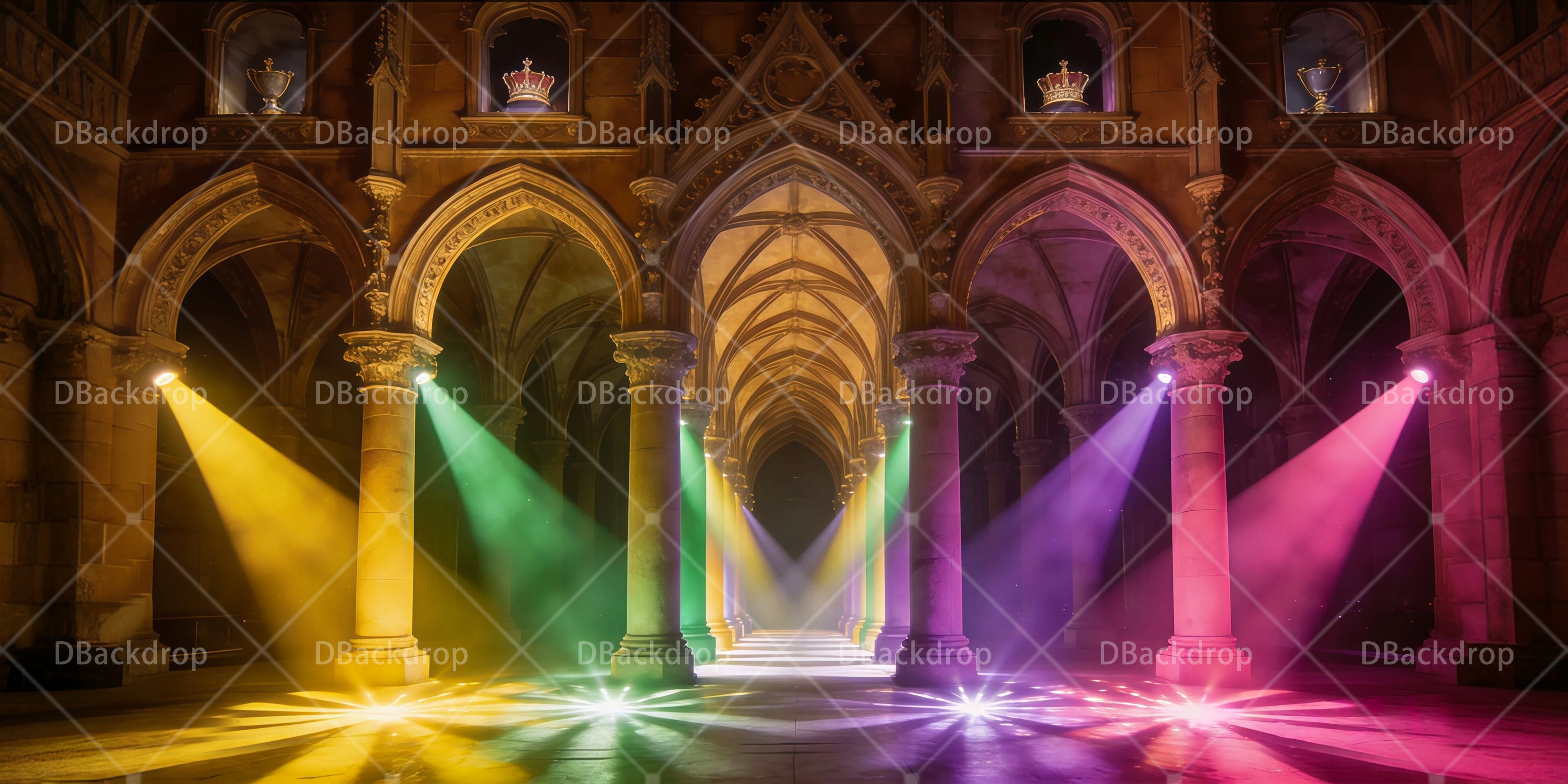 Backdrop For Theater Play Arcade Stage Musical Backdrop UK RR65-T117
