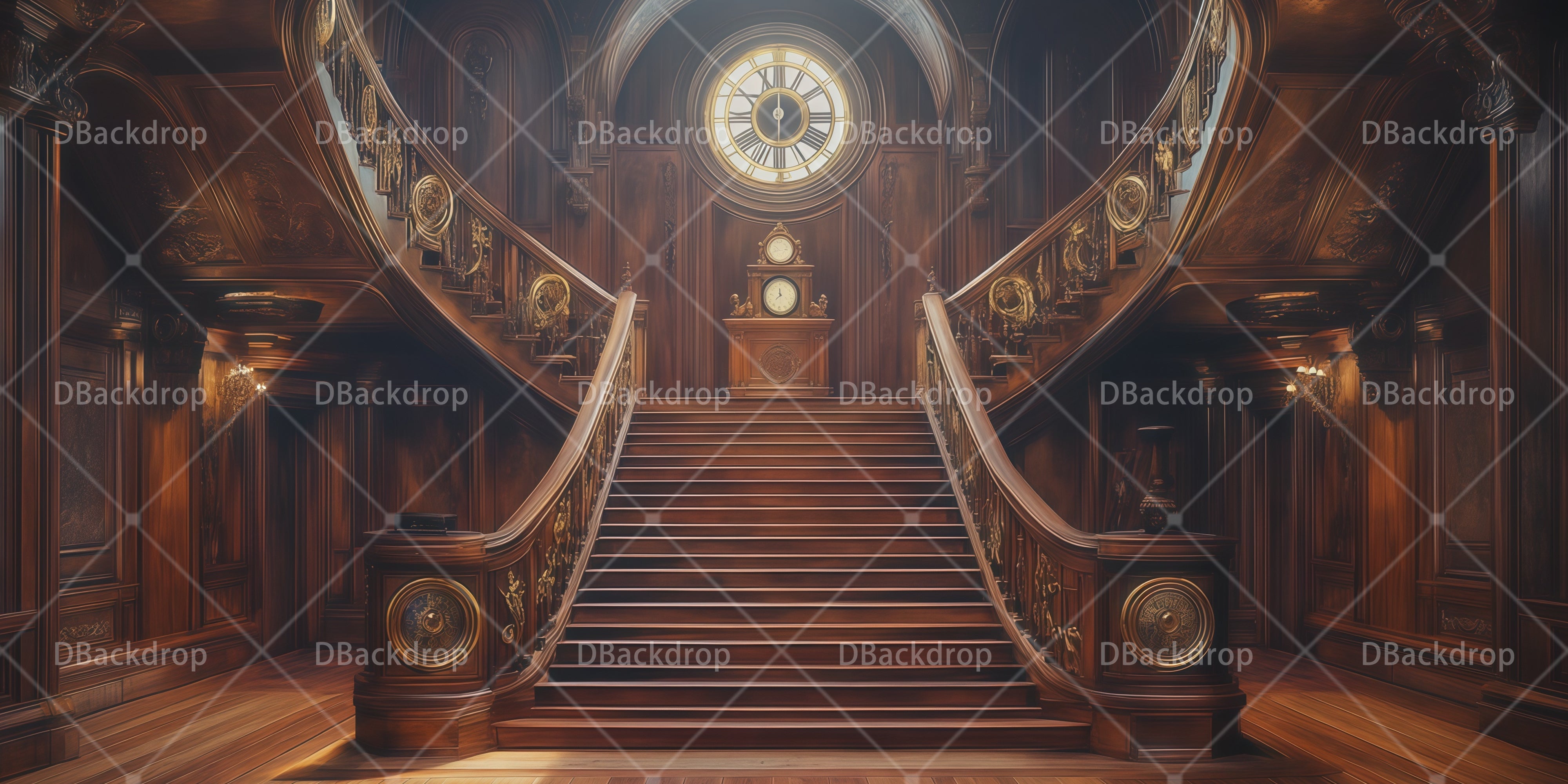 Stage Backdrop Titanic Grand Staircase Performance UK Backdrops RR66-T66
