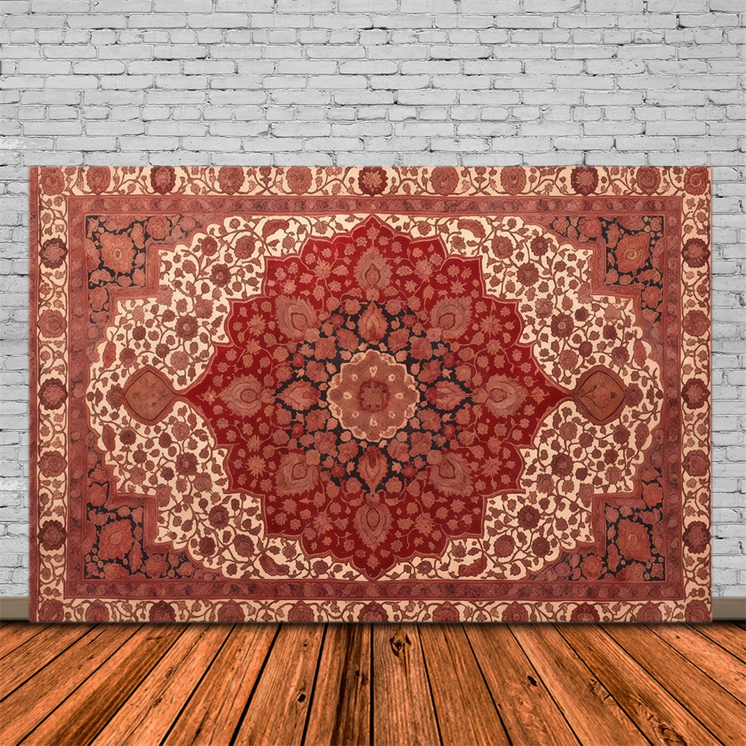 Vintage Christmas Backdrop Retro Persian Carpet Studio Backdrops Christmas UK RR68-82