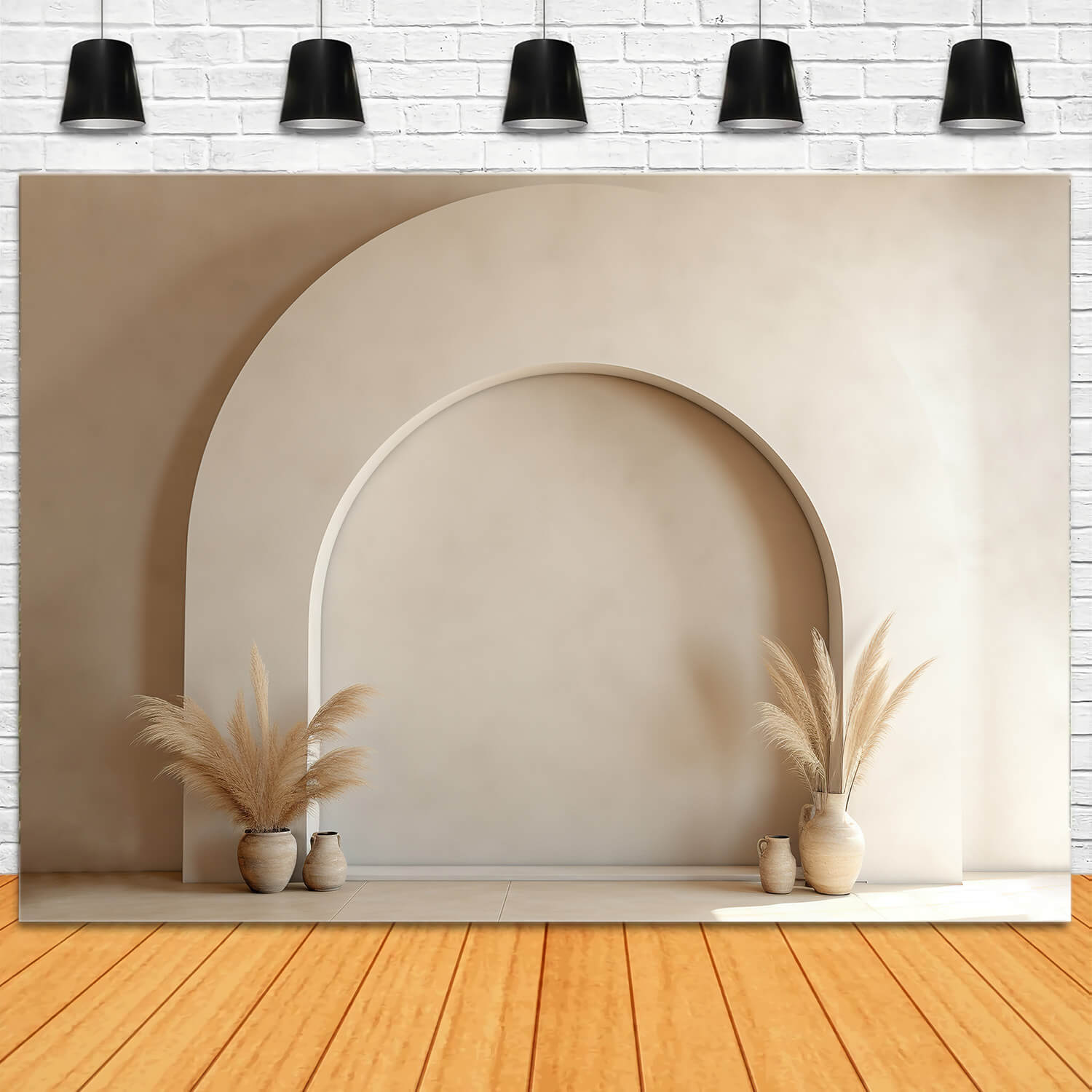 Calm Arch Boho Photography Backdrop UK RR7-12