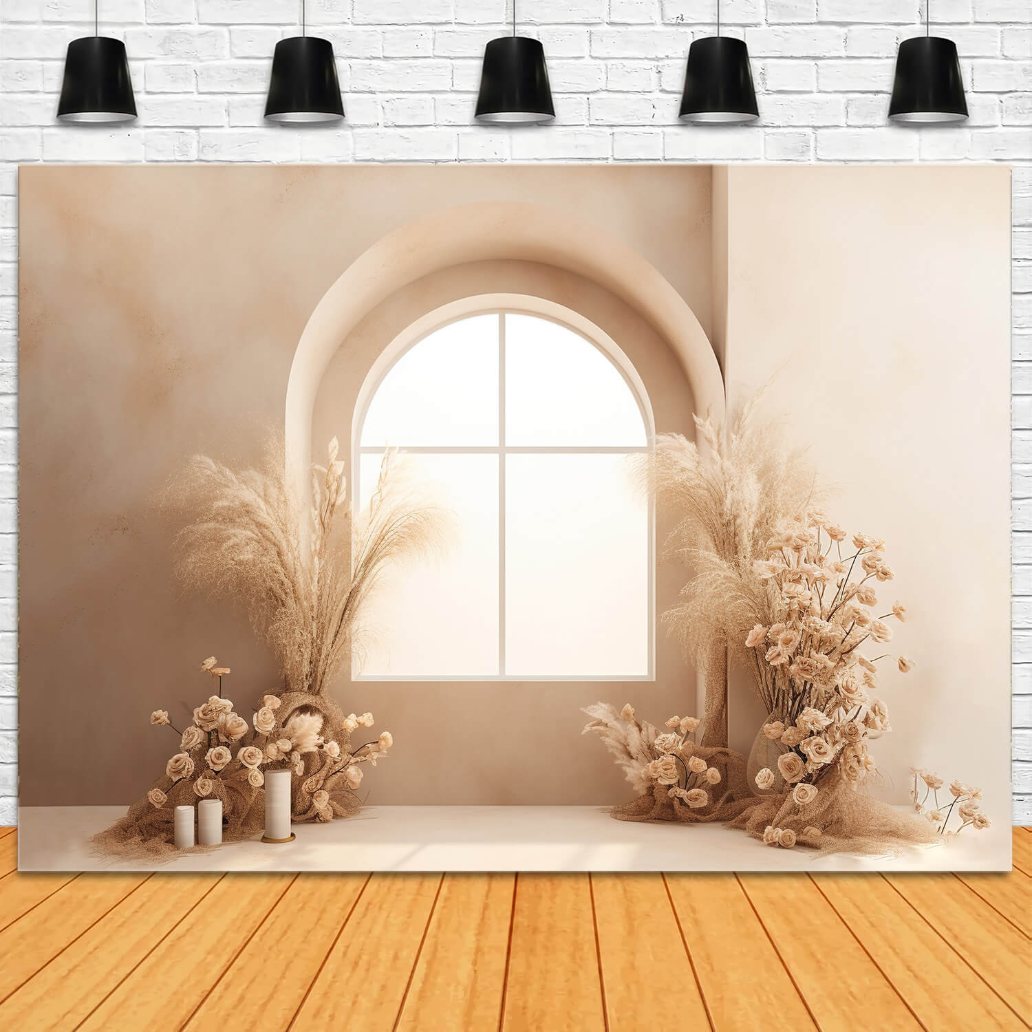 Ethereal Window Boho Photography Backdrop UK RR7-18