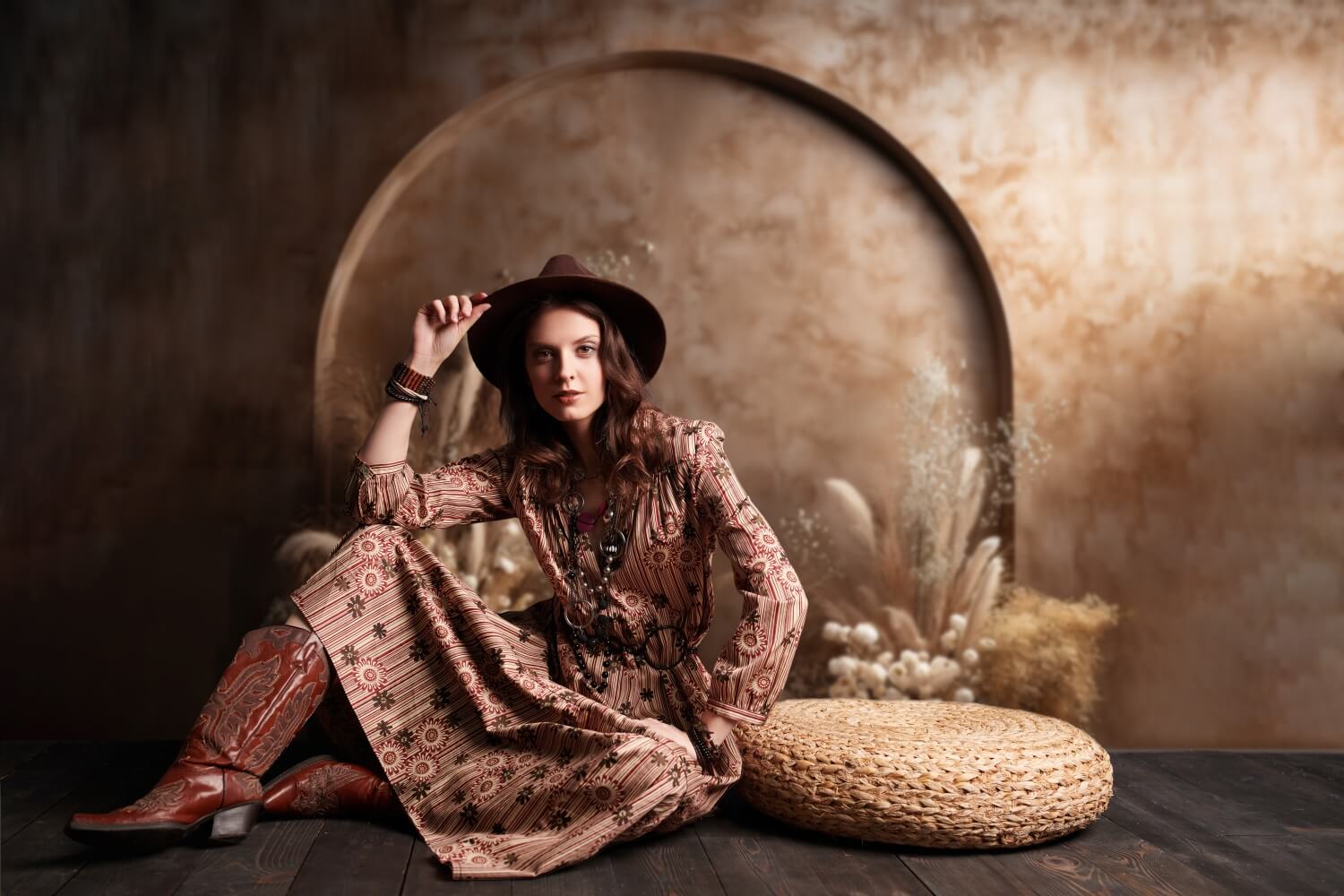 Dreamy Desert Boho Photography Backdrop UK RR7-2