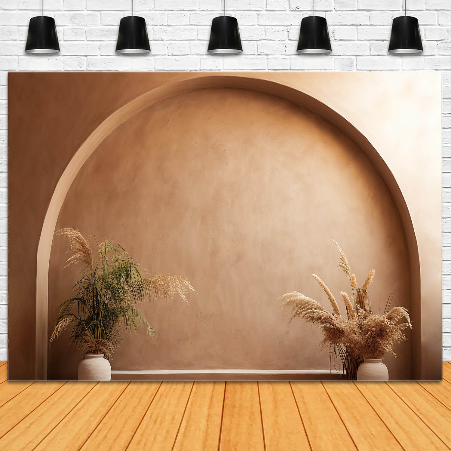 Warm Desert Arch Boho Photography Backdrop UK RR7-23