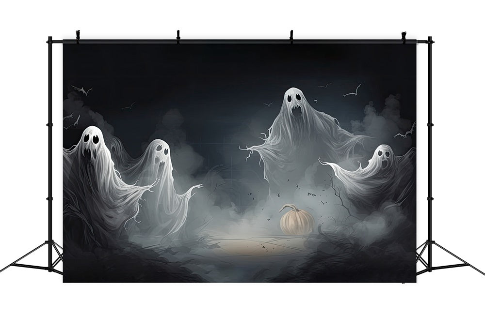 Halloween Floating Ghost Photography Backdrop UK RR7-413