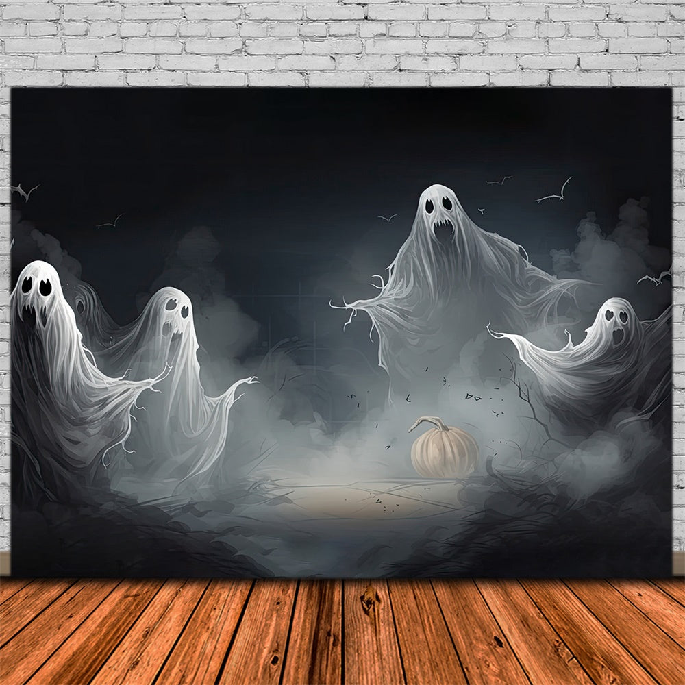 Halloween Floating Ghost Photography Backdrop UK RR7-413