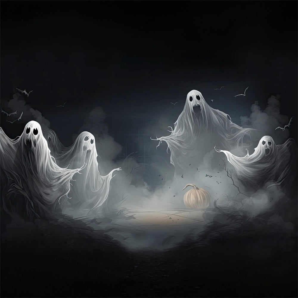 Halloween Floating Ghost Photography Backdrop UK RR7-413