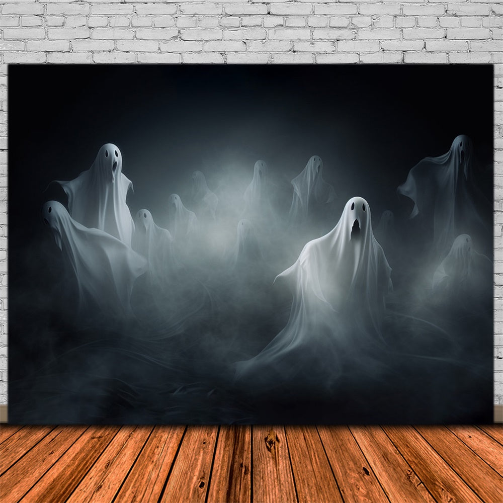 Halloween Horror Floating Ghost Photography Backdrop UK RR7-478