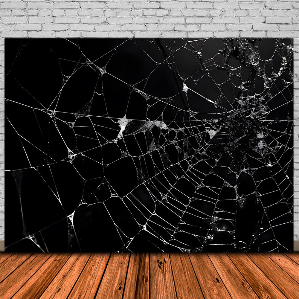 Halloween Spider Web Photography Backdrop UK RR7-482