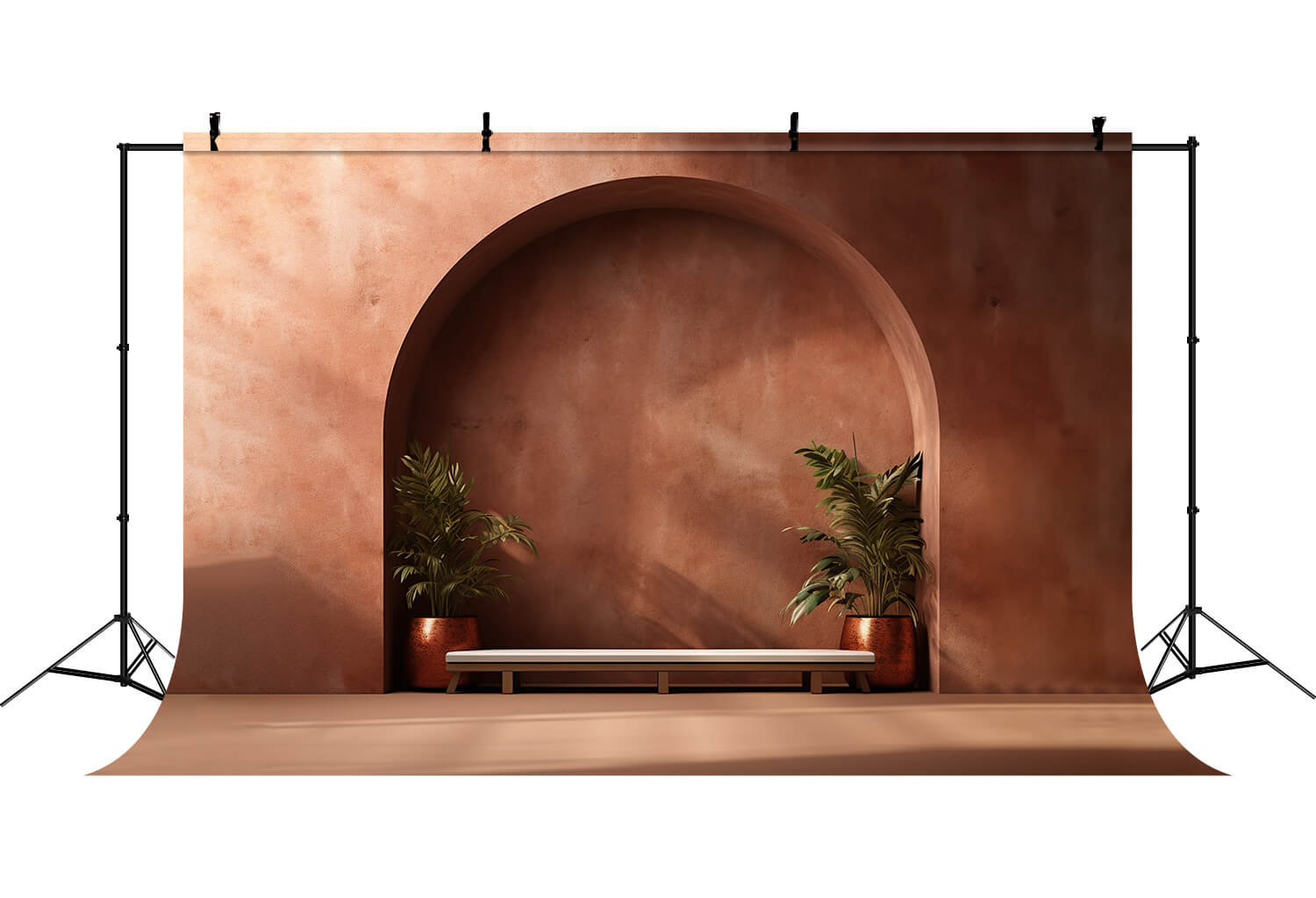 Terracotta Bliss Boho Photography Backdrop UK RR7-5