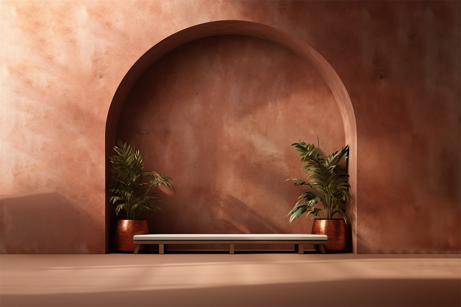 Terracotta Bliss Boho Photography Backdrop UK RR7-5