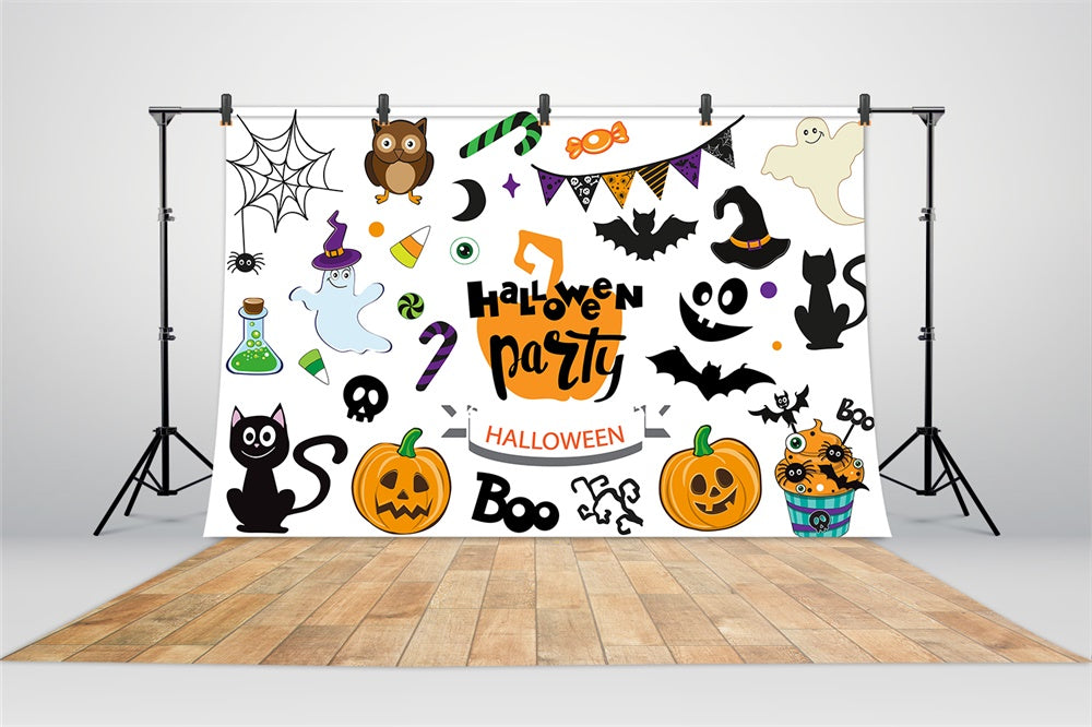 Halloween Party Decoration Photography Backdrop UK RR7-505