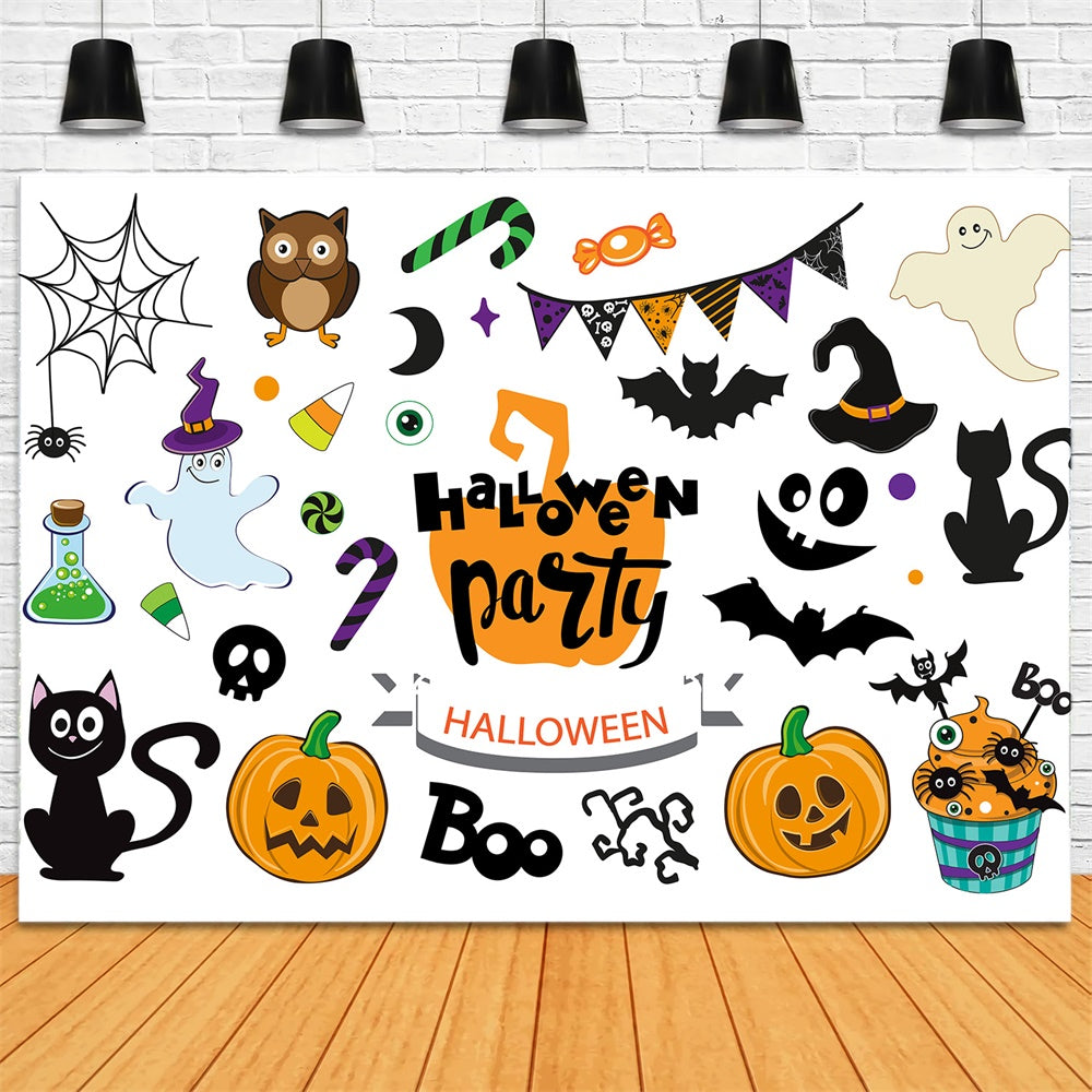 Halloween Party Decoration Photography Backdrop UK RR7-505