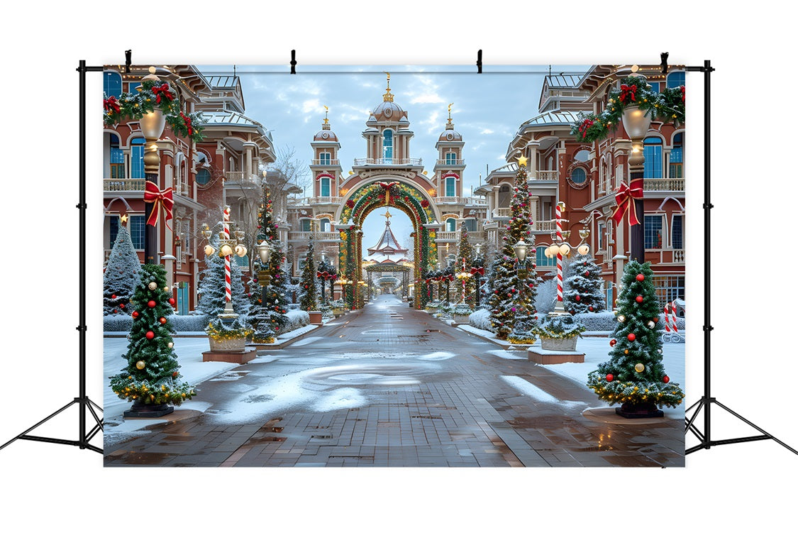 Christmas Grand Boulevard Wonderland Backdrop UK RR7-569