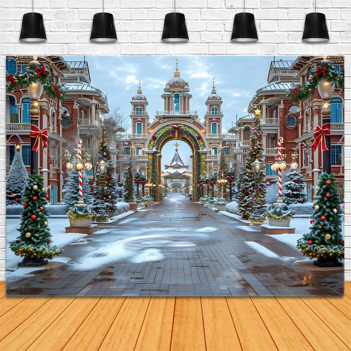 Christmas Grand Boulevard Wonderland Backdrop UK RR7-569