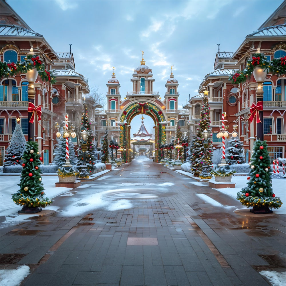 Christmas Grand Boulevard Wonderland Backdrop UK RR7-569