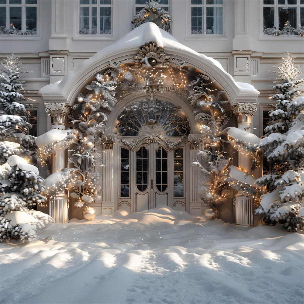 Christmas Grand Entrance Wonderland Backdrop UK RR7-590