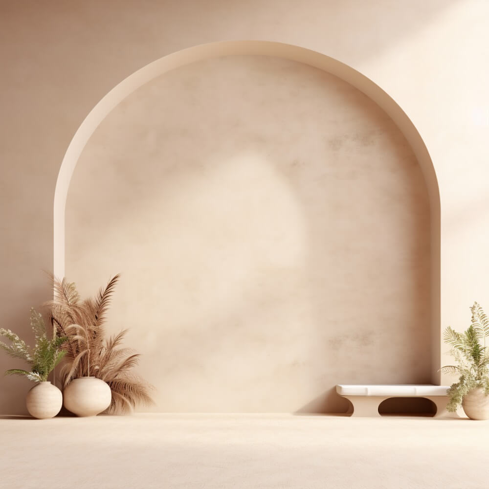 Tranquil Arch Boho Photography Backdrop UK RR7-8