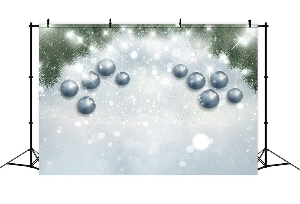 Christmas Pine Leaves Decorative Ball Backdrop RR8-272