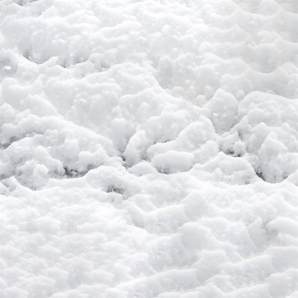 Winter Snow Covering Fabric Floor Backdrop UK RR8-293