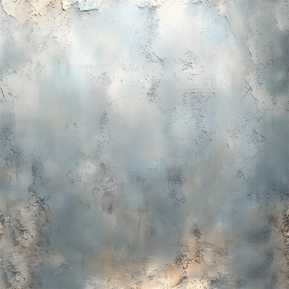 Frosty Weathered Wall Fabric Floor Backdrop UK RR8-294