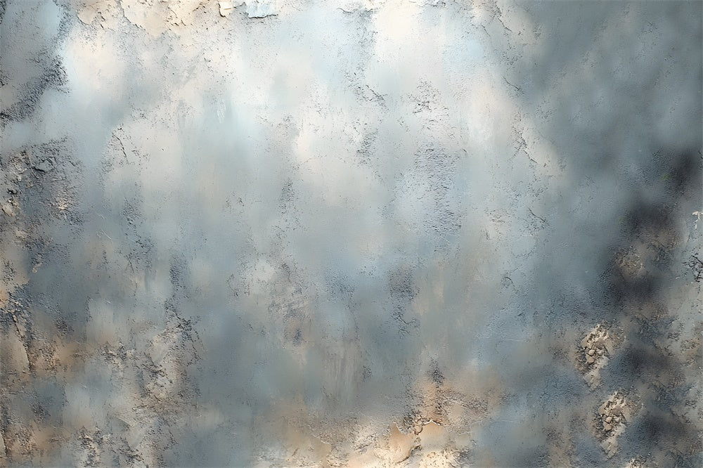 Frosty Weathered Wall Fabric Floor Backdrop UK RR8-294