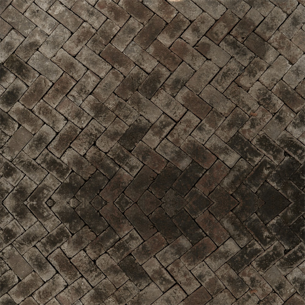 Rustic Herringbone Brick Floor Backdrop UK RR8-668