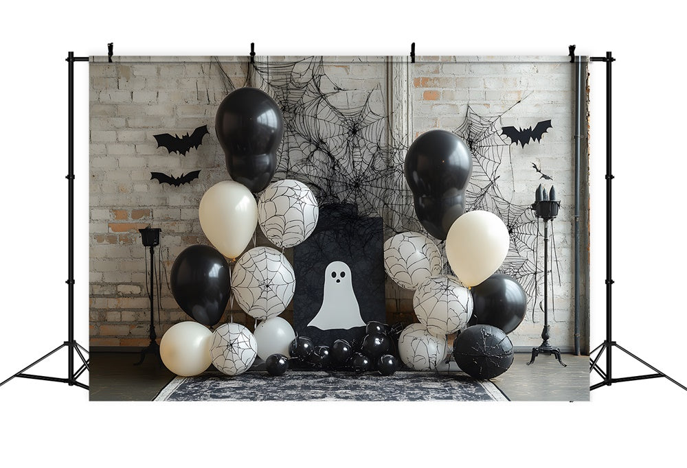 Halloween Decorated Wall Balloons Backdrop UK RR9-87