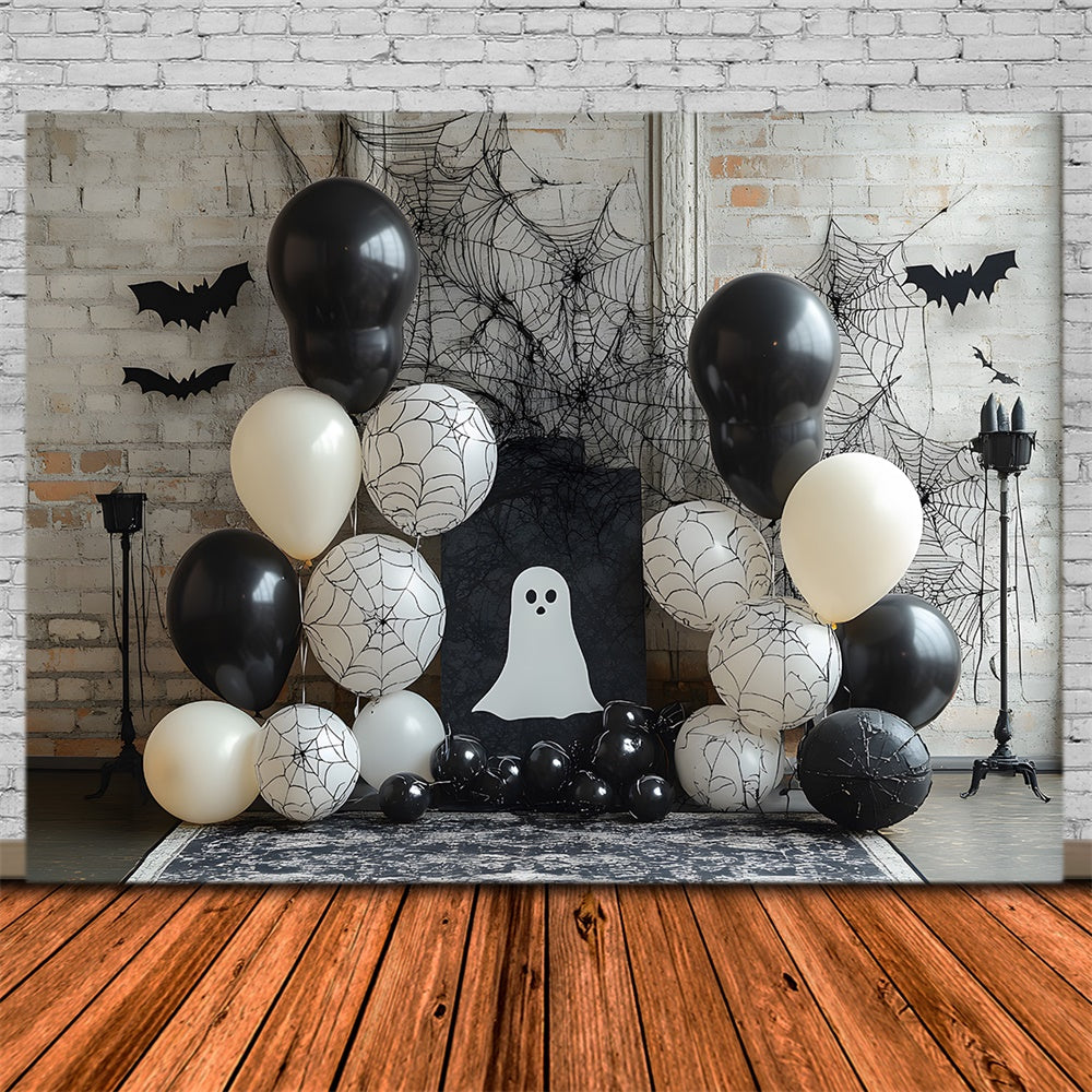 Halloween Decorated Wall Balloons Backdrop UK RR9-87