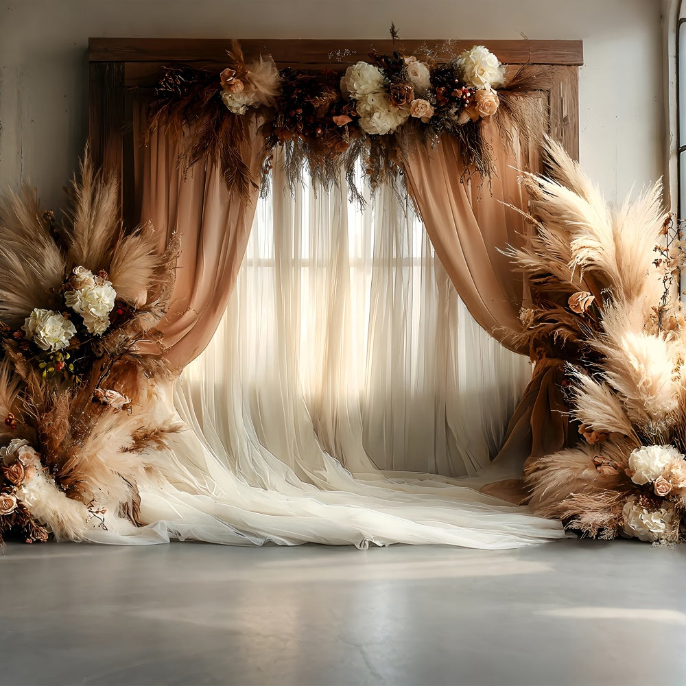 10 by 10 Backdrop Elegant Boho Backdrops for Photography UK SXS5