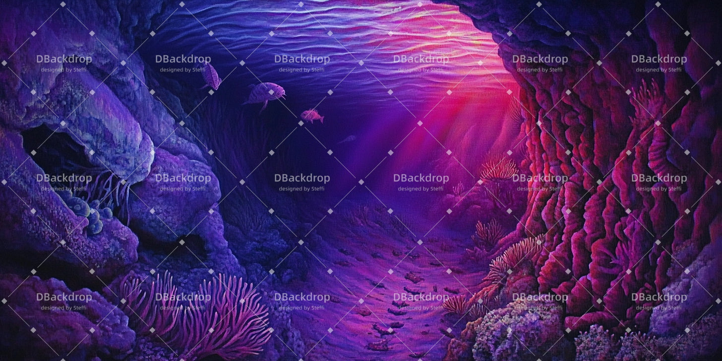 Theater Stage Backdrops Sea Witch's Realm Cheap Theater Backdrops UK CSH59-T68