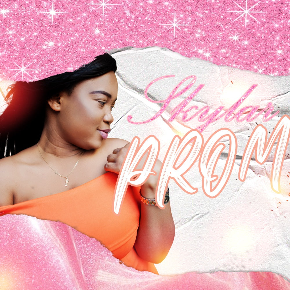 Prom 2025 Backdrop Pink Sparkle Customized Party Graduation Backdrop UK TWW5-46