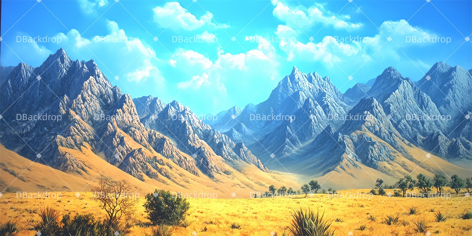 Dance Stage Backdrop Canaan Famine Scene Church Stage Backdrops UK TWW510-T10