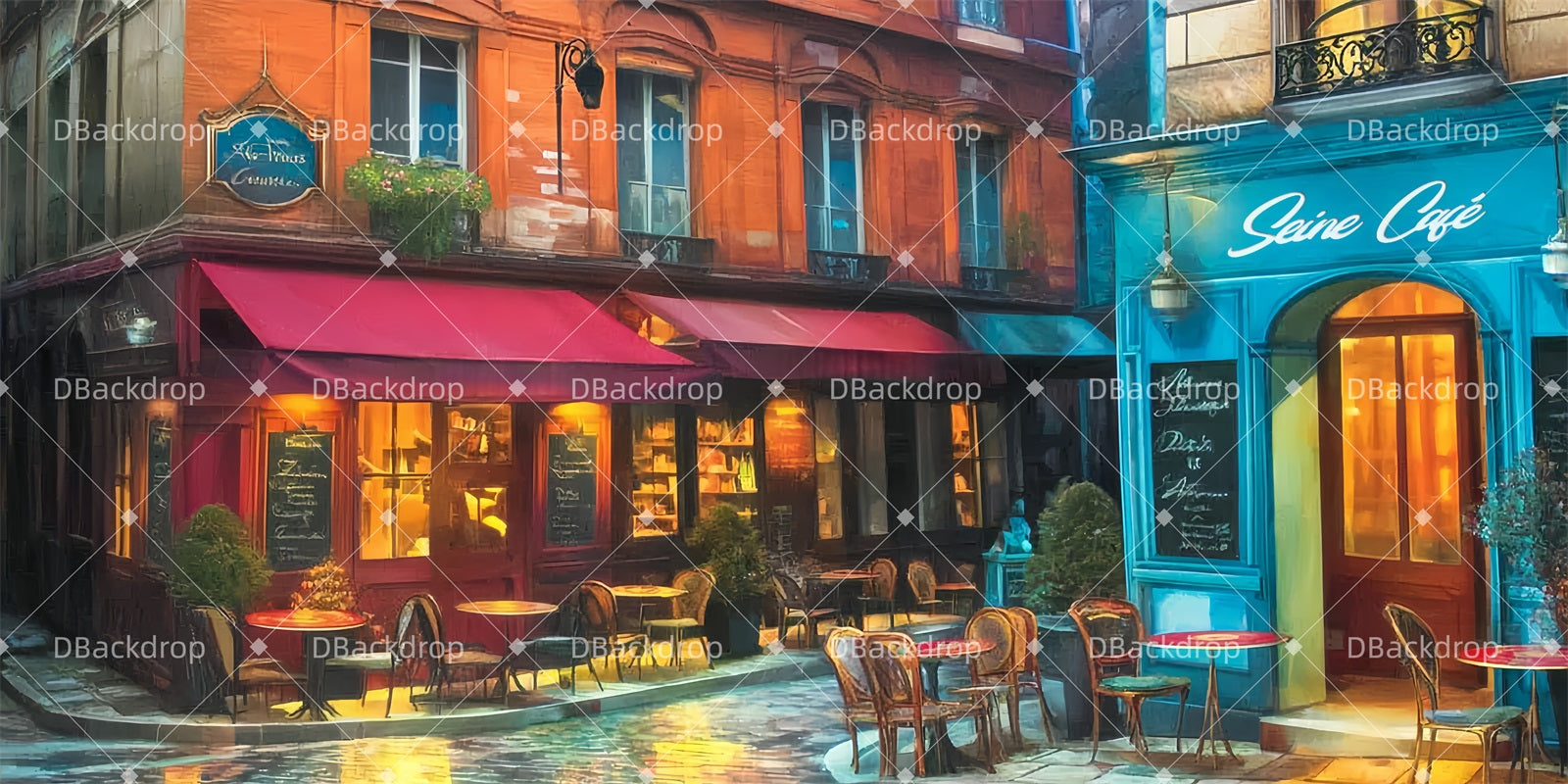 Dance Stage Backdrop Boutique Mall Dance Recital Backdrop UK TWW510-T19