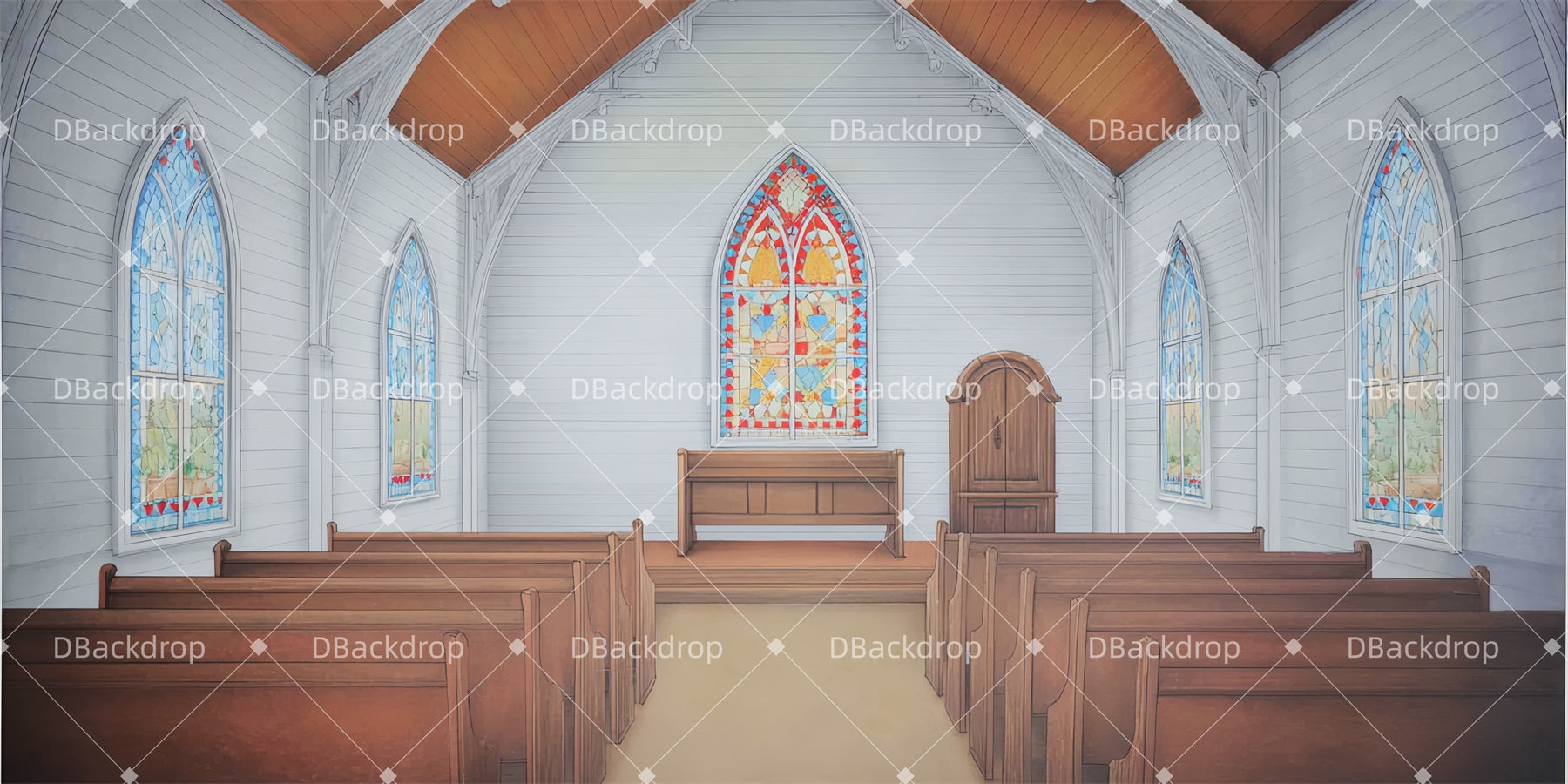 Musical Backdrops Wedding Interior Dance Stage Backdrop UK TWW510-T32