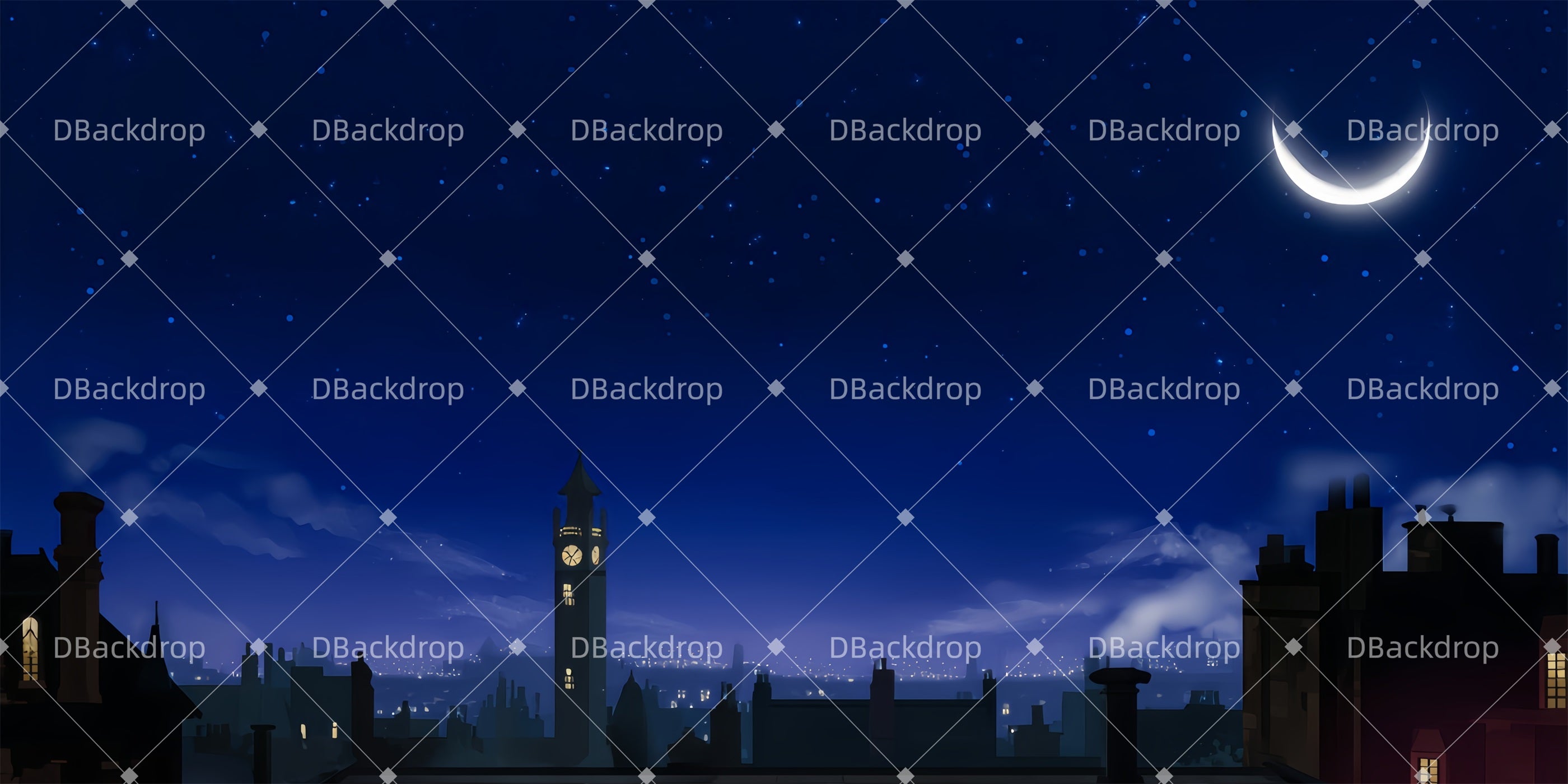 School Play Backdrops Step in Time Professional Stage Backdrops UK TWW510-T35