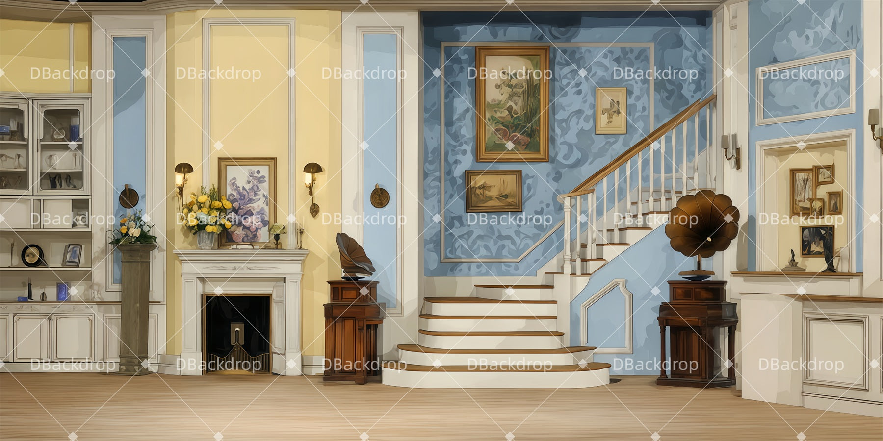 Dance Recital Backdrops Nursery Room School Play Backdrops UK TWW510-T37