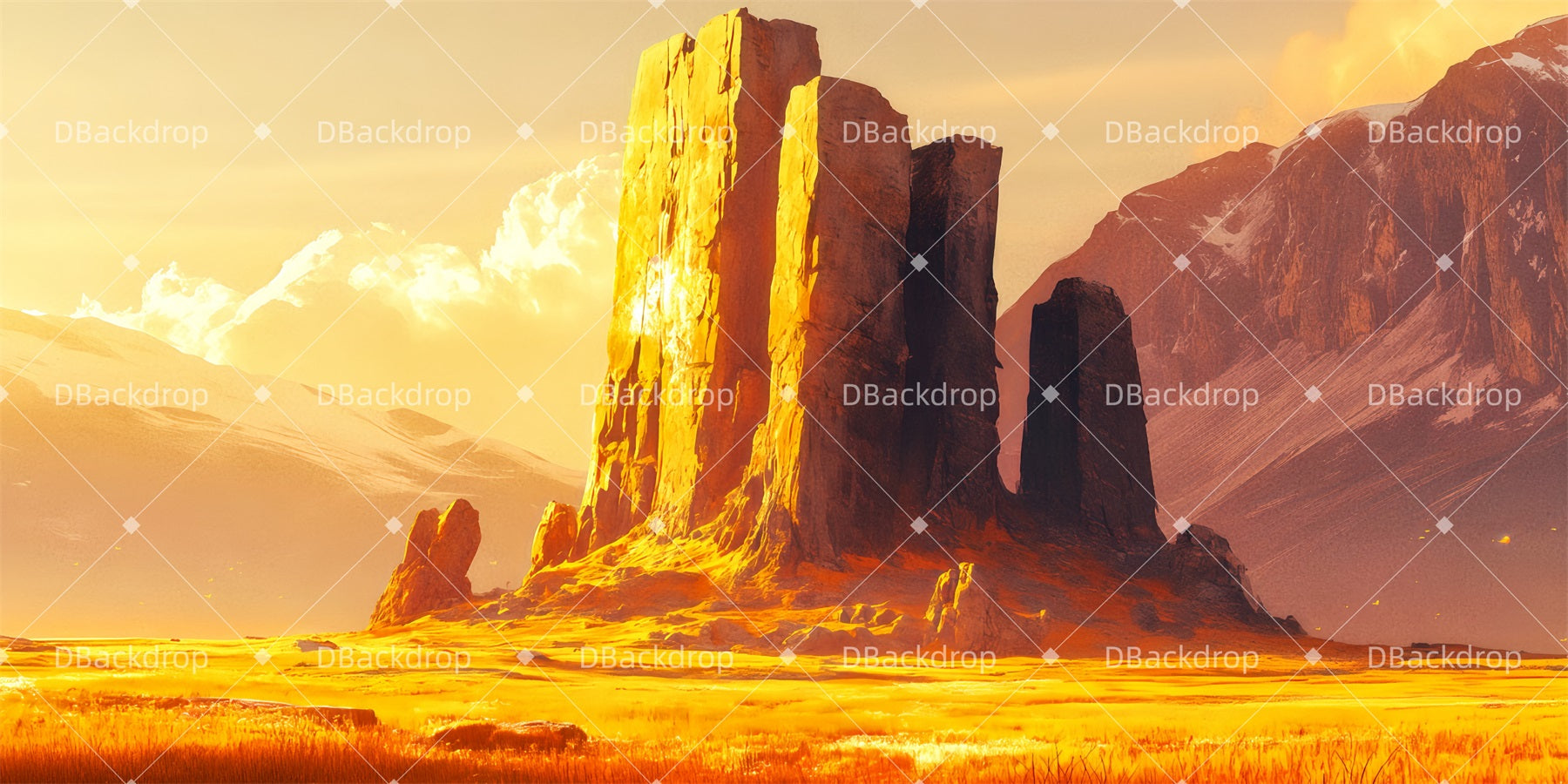 Large Stage Backdrops Pride Rock Stage Backdrops For Sale UK TWW511-T105