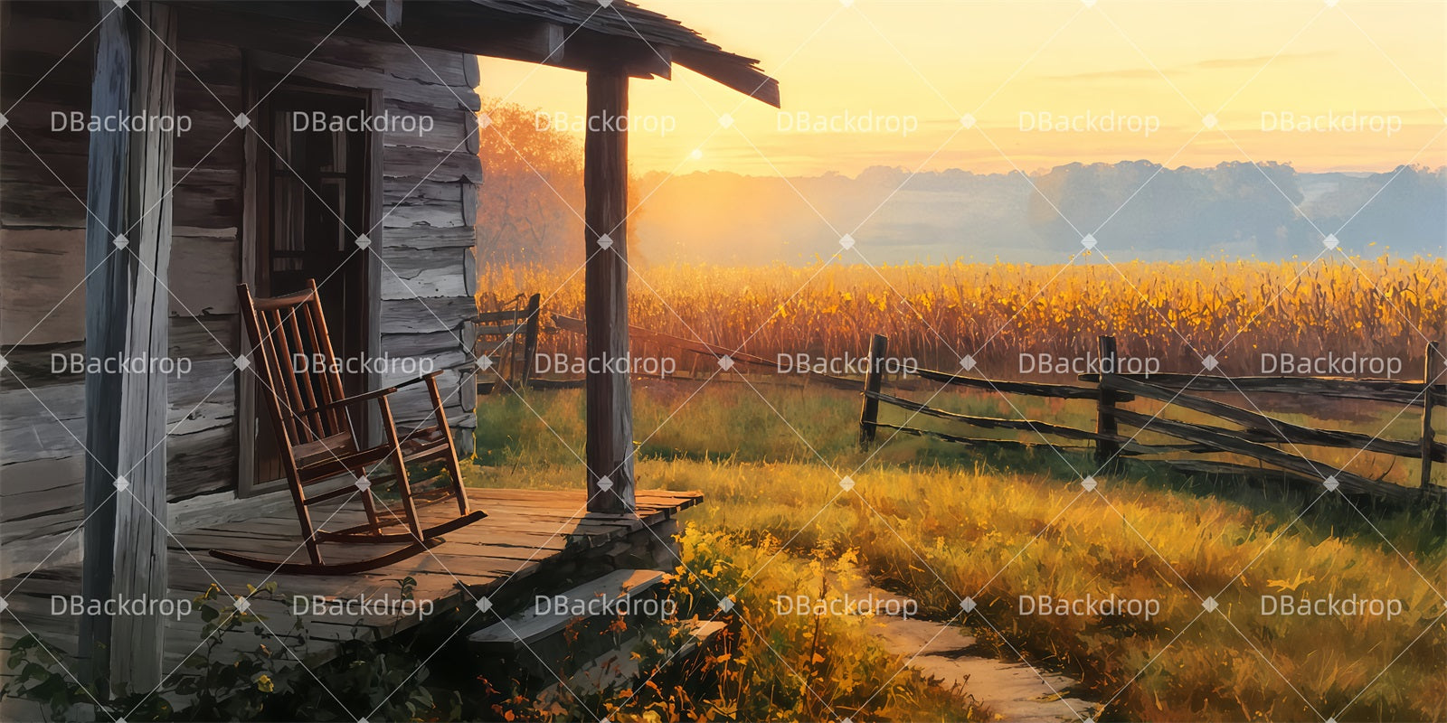 Stage Scenery Backdrops Annie's Farmhouse Backdrops For Theater UK TWW511-T17