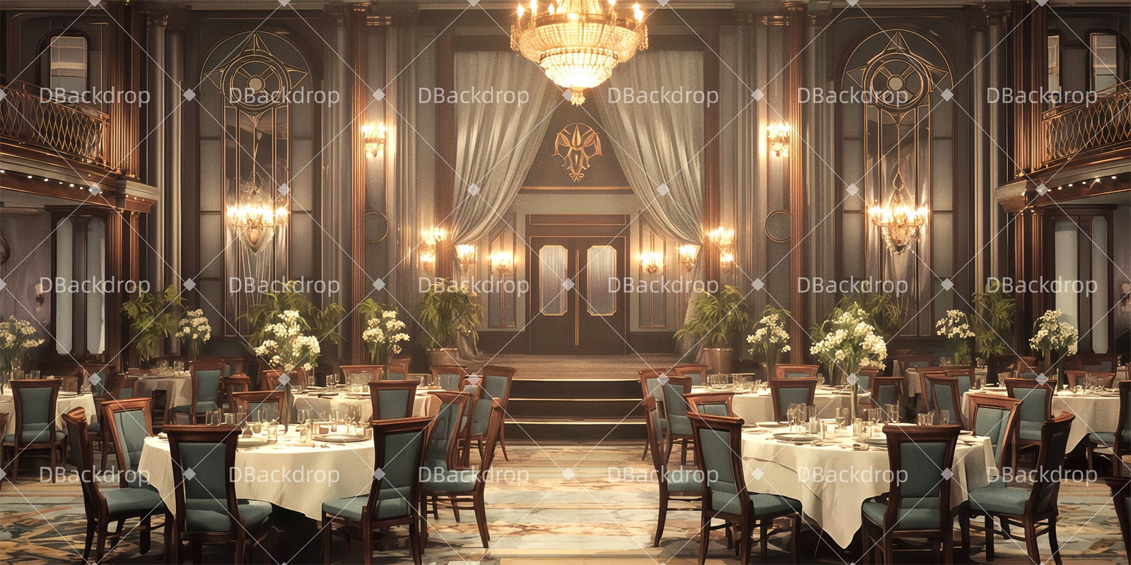 Movie Theater Backdrop The Dining Room Performance Backdrop UK TWW511-T24