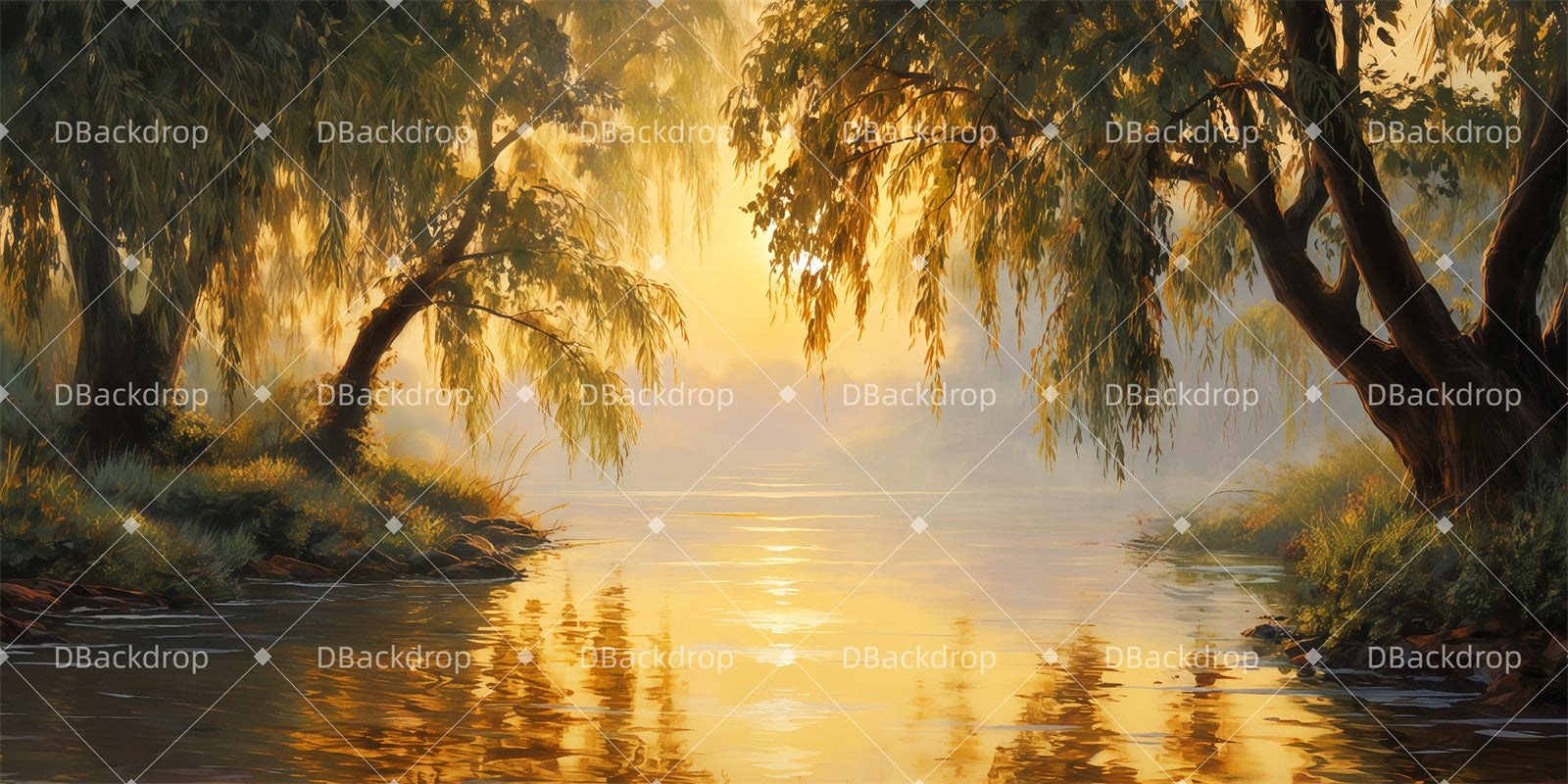 Theater Backdrop River Finale Professional Stage Backdrops UK TWW511-T32