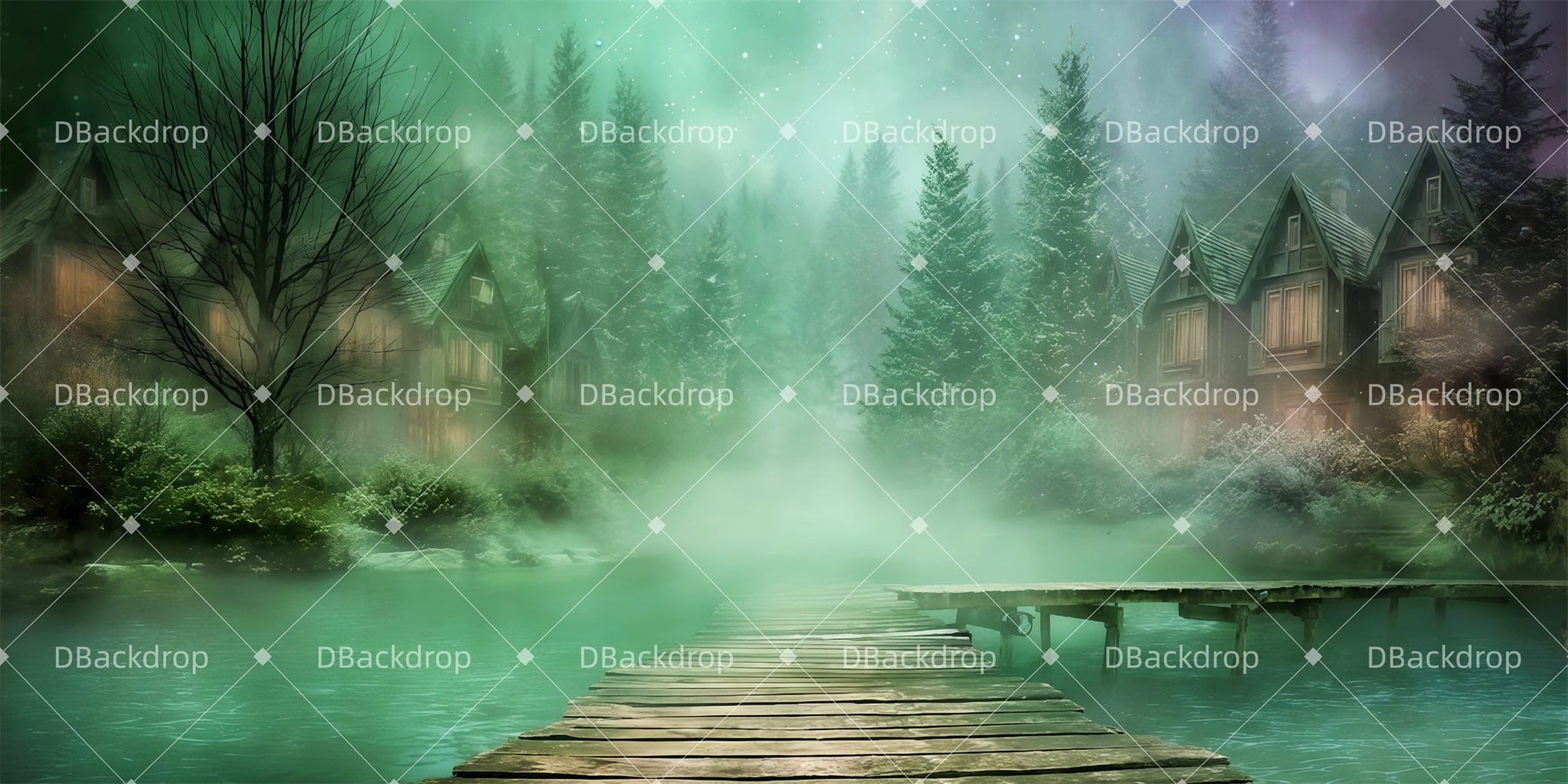 Theater Backdrop Town of Specter Stage Scenery Backdrops UK TWW511-T35