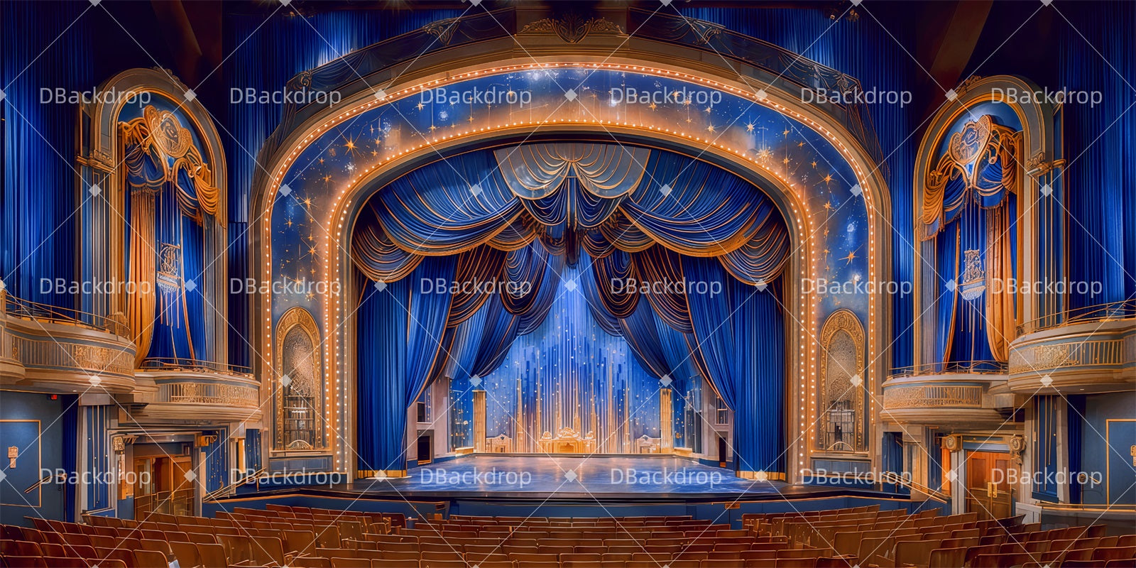 Dance Backdrop The Gaiety Theater Reopening Broadway Stage Backdrops UK TWW511-T46