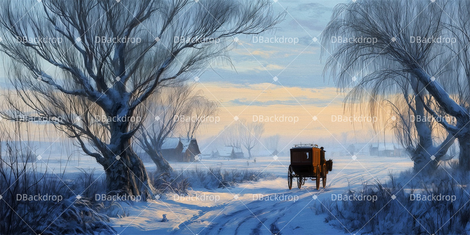 Theater Stage Backdrop Farewell Scene Forest Stage Backdrop UK TWW511-T68